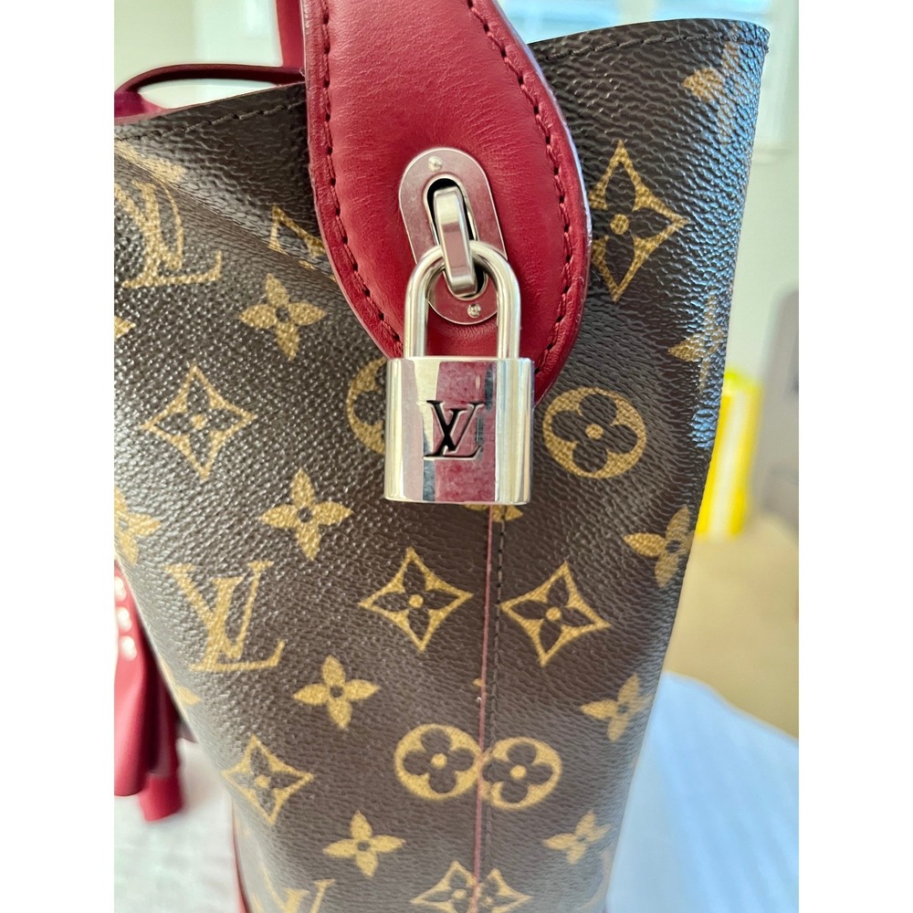 Louis Vuitton NN 14 GM Monogram Idole Ruby Red Bucket Bag Marc Jacobs 2014 Rcpt - Picture 7 of 16